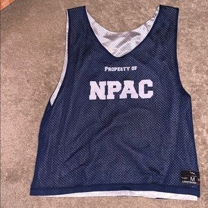 🌼Navy and white athletic pinnie